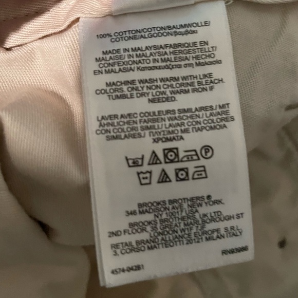 Brooks Brothers Advantage Chino Elliot Fit Pants - Picture 10 of 13